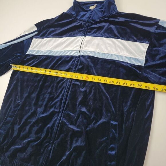 GODBODY Velour Track Jacket Mens 2XL Hip Hop Vintage Rap Full Zip Vtg 90s Y2k - Picture 4 of 9